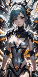 an anime character posing for a photo