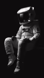 a person sitting on top of a table
