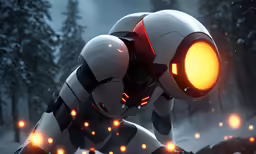 the humanoid looking robot in overwatch