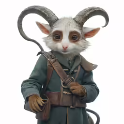 a doll with an animal like look in its body