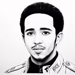 a person that has some sort of artistic portrait