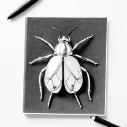 a picture of a bugs on a paper