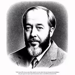 an old photograph of a man in a suit