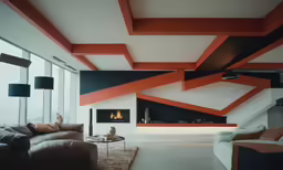 this is an image of a contemporary style room
