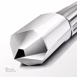an interesting drawing of an object that looks like a rocket ship