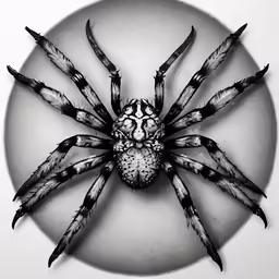 a taradeva crawling around on top of a white plate