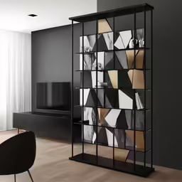 an image of a room setting with an entertainment center