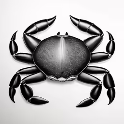 a drawing of a scorpion on white paper