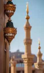 decorative decorative wall lamps hanging off the side of a building