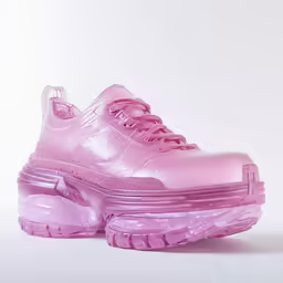 a shoe that is sitting on top of a table