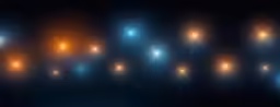 the different light sources of some type of object