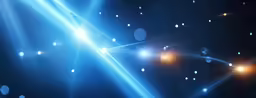 bright lights emitting from two different spots