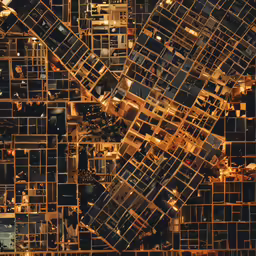 several squares that have been placed together