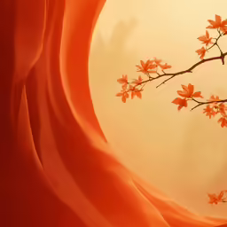 the image shows a branch with leaves as a background