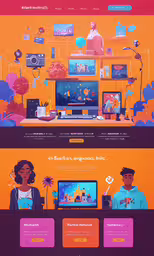 two screenshots showing different views of people,two pages of the website on the same page