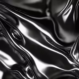 close up view of some shiny silver objects