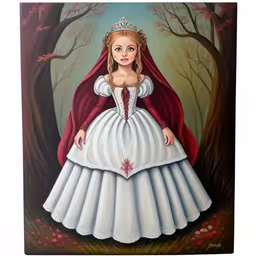 a painting of a girl dressed in a princess dress,a picture of a painting of a woman wearing a wedding gown