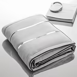 a napkin and ring laying next to each other