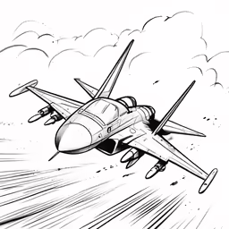 a cartoon airplane flying through the air