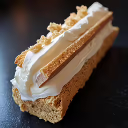 a sandwhich with some kind of topping on it