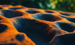 the texture of the clay is very blurry