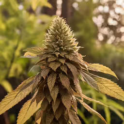 a close up picture of leaves on a plant