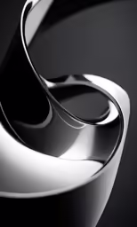 a white vase with shiny lines and shadows