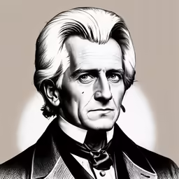 a drawing of a man in a suit and bow tie