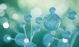 closeup of water droplets attached to small bubbles