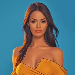 an image of the actress in an advertisement for magazine