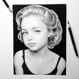 a picture of a beautiful blonde woman with lipstick on her lips
