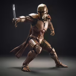 the hot toys star wars action figure is shown in a pose