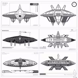 a group of illustrations of different types of planes