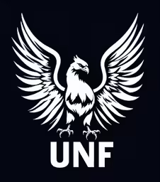 an eagle with the letter s and letter f on it