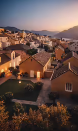 a view of a residential estate with its landscaping