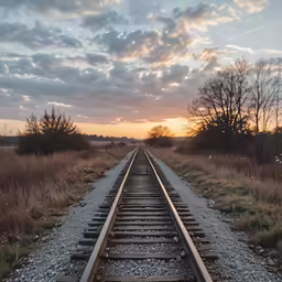 there is only one train track on the left