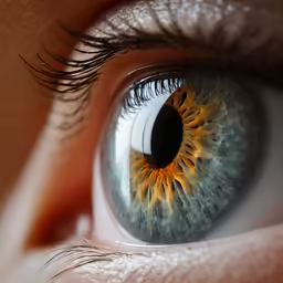 an extreme closeup shot of an eye