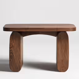 an abstracted photograph of a modern wooden bench