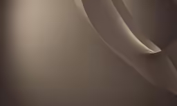 a large brown background is shown, with curved shapes