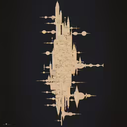 the star trek poster is showing a star wars space ship