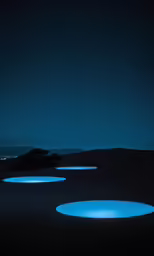 there are lots of lights that are on the ground