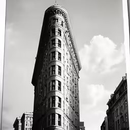 a large tall building with very many windows