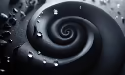 this is a black and white photo with rain drops