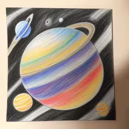this drawing shows the solar system