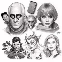 the new x - men character drawings