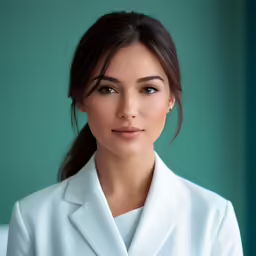 a woman in a white shirt and black tie posing for a picture