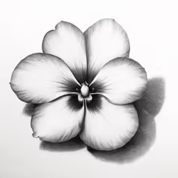 a flower is shown in the shape of a flower