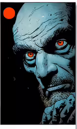 the wolfman in an evil manner of horror