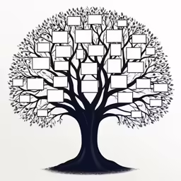 an image of a family tree is shown