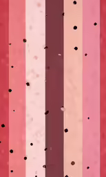 a wall with three different colors with a pattern of circles and dots